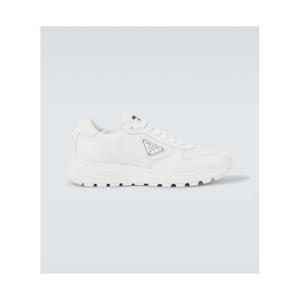 프라다 Re Nylon 레더 스니커즈 P01075265