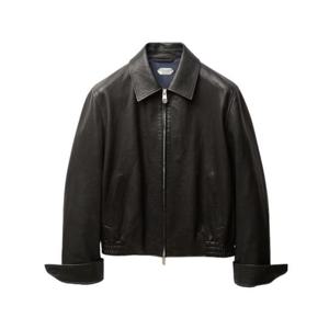 베르사체 가죽 자켓 1024017 1A174911B000 Black