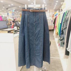 오프리미츠 H 청벌스스커트 B25SK2406