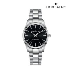 [해밀턴][공식] 해밀턴 재즈마스터 쿼츠 블랙 40mm 브레이슬릿 H32461131
