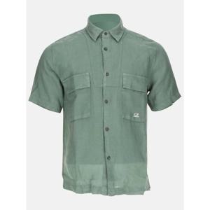 라프리마 CP컴퍼니 린넨 숏 슬리브 셔츠 반팔 16CMSH210A 005415G 626