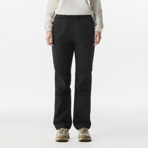 코오롱스포츠  여성 루즈핏 소프트쉘 카고 팬츠 (SET-UP) TVPNS25442BLK