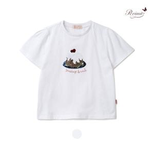 [페리미츠]달콤 스팽글 티셔츠 (P2325T170-T)