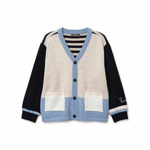 [페리미츠]트렌디 배색 가디건 (P2311K403-T)