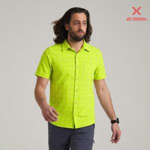 몬츄라 돌로미티 S/S 셔츠 남성 등산 반팔 셔츠 4방향 스트레치 속건 아웃도어 MQCG50X-47