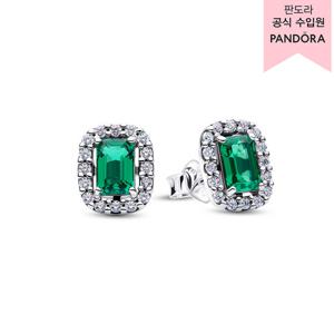 [판도라(주얼리)][백화점 보증서 제공] 스파클링 렉탱귤러 스터드 이어링 294501C01