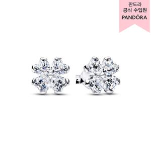 [판도라(주얼리)][백화점 보증서 제공] 스파클링 럭키 클로버 스터드 이어링 294500C01