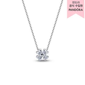 [판도라(주얼리)][백화점 보증서 제공] 스파클링 럭키 클로버 펜던트 네크리스 394502C01