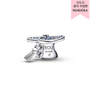 [판도라(주얼리)][백화점 보증서 제공] 스파클링 블루 2026 그레듀에이션 캡 참 794461C01