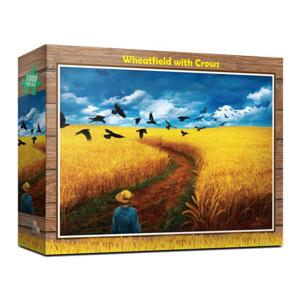 직소퍼즐 풍경 명화 까마귀가 나는 밀밭 1000피스 PL1412