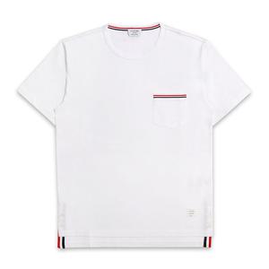 [톰브라운 THOM BROWNE] MJS010A 01454 100 남성 반팔티