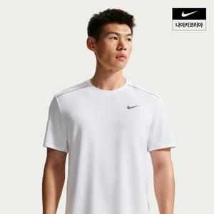 [나이키] 마일러 남성 드라이 핏 UV 차단 반팔 러닝 탑 IF2083-100