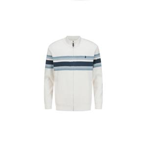 [올젠] 올젠(ZOF1EC1309) 간절기 봄 스트라이프 하이넥 집업가디건 ZOF1EC1309