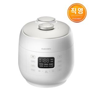 쿠첸 골든 6인용 올스테인리스 듀얼프레셔 IH전기압력밥솥 화이트 CRT-GPD0671SEW