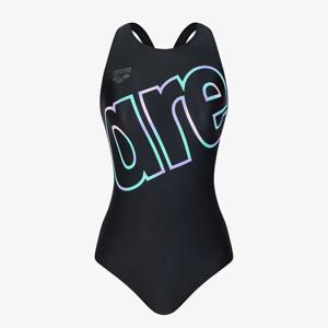 [아레나] 오로라엣지 원피스  A6BL1LO07 BLK (주머니백 증정) 레이서백 실내수영복 A6BL1LO07