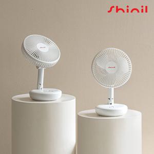 [26년형] 신일 BLDC 폴딩팬 벽걸이 접이식 저소음 자동회전 탁상용 무선 선풍기 SIF-D07AO