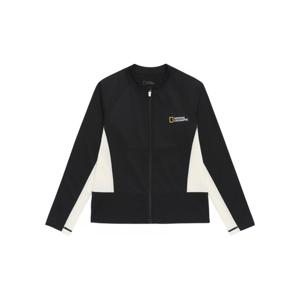 K262GRG610 여아 세미크롭 래쉬가드 F-ZIP CARBON BLACK