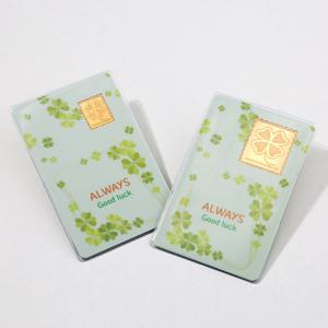 24K 순금 클로버 우표 3.75g 카드 한귀보 미니골드바