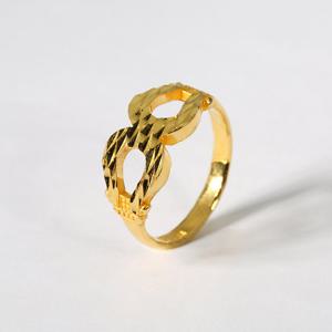 24K 순금 반지 더블 말발굽 컷팅 3.75g