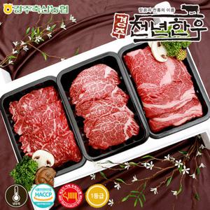 [경주축협] 경주천년한우 1등급 구이용 특선세트 1호-1.5kg/냉장
