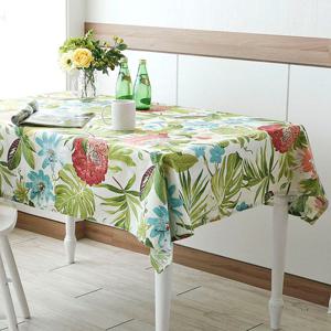 데코토닉 트로피컬 식탁보-아이보리 2인용