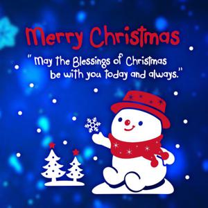 크리스마스 눈꽃 스티커 장식/행복한 눈사람 (소형)