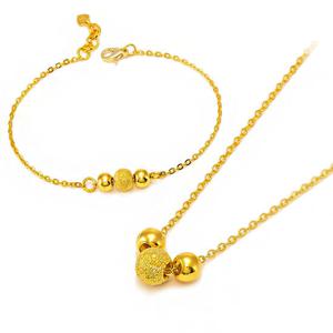 [골드리카]순금 골든볼 목걸이/팔지3.75g+14K잠금 2종 택1