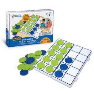 (러닝리소스)10칸 연결 수세기판/LER6650/수세기교구/유아수세기