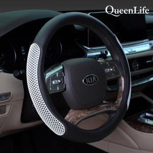 퀸라이프 미끄럼방지 역한 냄새없는 가죽핸들커버 QL711