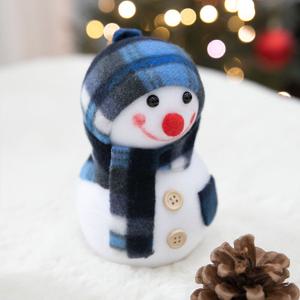 크리스마스 눈사람 인형 트리 장식 플래드 14cm 2컬러 꾸미기 소품 용품 오너먼트