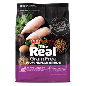 [하림펫푸드] 더리얼 캣 GF크런치 닭시니어 1.6kg