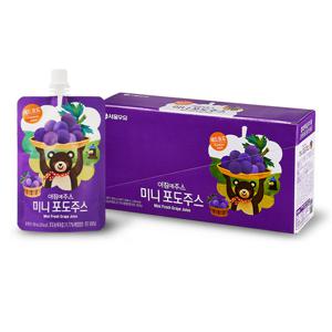 서울우유 아침에주스 미니 포도주스 100ml 10팩