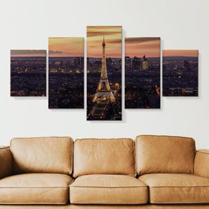 에덴미술 북유럽 분할사진액자 에펠탑 5세트 대형 캔버스 초대형