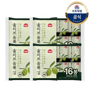 [사조대림] 해표올리브듬뿍김(4g*16봉) x4개