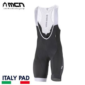 MCN 여름 자전거의류 4부빕숏 3D 블랙화이트 패드바지