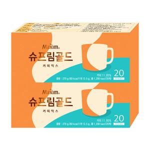 맥심 슈프림골드 커피믹스 20T x2개