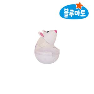 [블루마토] 먹이퍼즐 쥐돌이 오뚝이 간식볼[FPM000] - 화이트