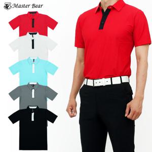 마스터베어 넥포인트 카라 PK 반팔티셔츠 M1-9B021