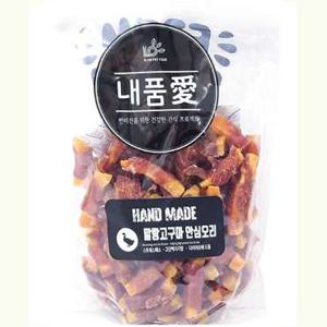 내품애 실속형 대용량 강아지간식 1kg 말랑고구마 안심오리