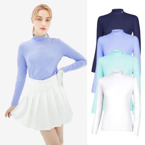 [김영주] 여성 골프웨어 글루미 냉감 UV차단 긴팔 이너 티셔츠