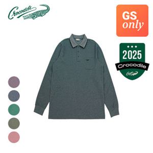 [GS단독] 크로커다일 공식 카라 디테일 긴팔 피케 카라티
