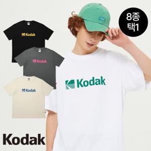 [코닥어패럴] 빅로고 아스킨 반팔 티셔츠 8종 택1