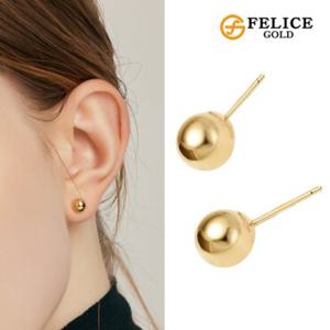 펠리체골드 [봄특가] 14K 골드볼 귀걸이