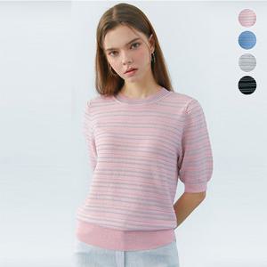 TAGME 메탈 글리터 썸머 스트라이프 니트 4종 택1