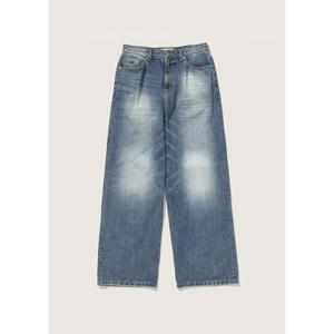 [플랙진]남성 빈티지 빅 와이드 데님 팬츠 M62 미드블루 PJTH5STM625