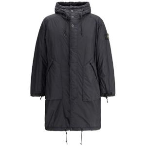 스톤 아일랜드 로고 패치 후드 드로스트링 코트 K2S157100003S0A23 V0029 TP948286205