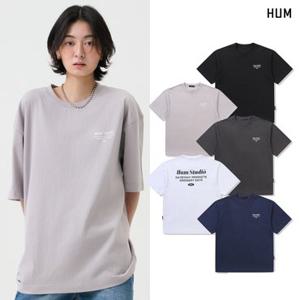 [HUM]유니) C100 20S 싱글 흄 오디너리 반팔티(레귤러핏)(LHTMCTR701M)