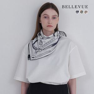 벨뷰 26SS 코튼 실크 스카프 3종 + 고리 SET