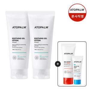 [아토팜] 수딩젤로션 200mlX2 (증정)MLE로션 60ml+탑투토워시 20ml 4/13~4/19
