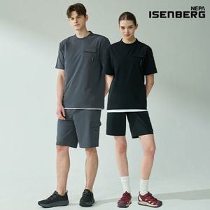 네파이젠벅 밴딩 포켓 반바지 남녀공용 4컬러 택1